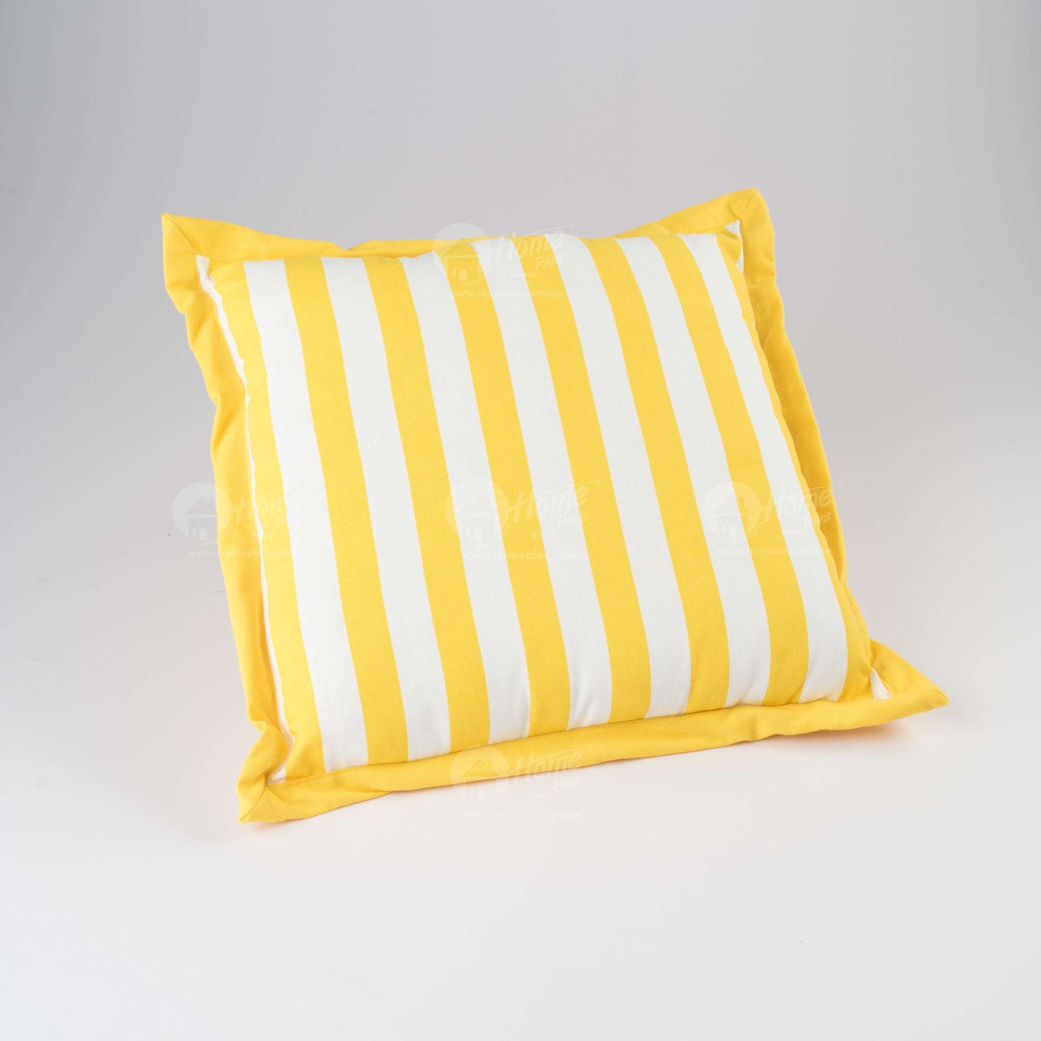 Flange Cushion - Thick Stripe Yellow