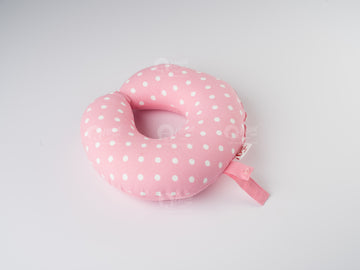 Neck Pillow - Polka Dot Pink