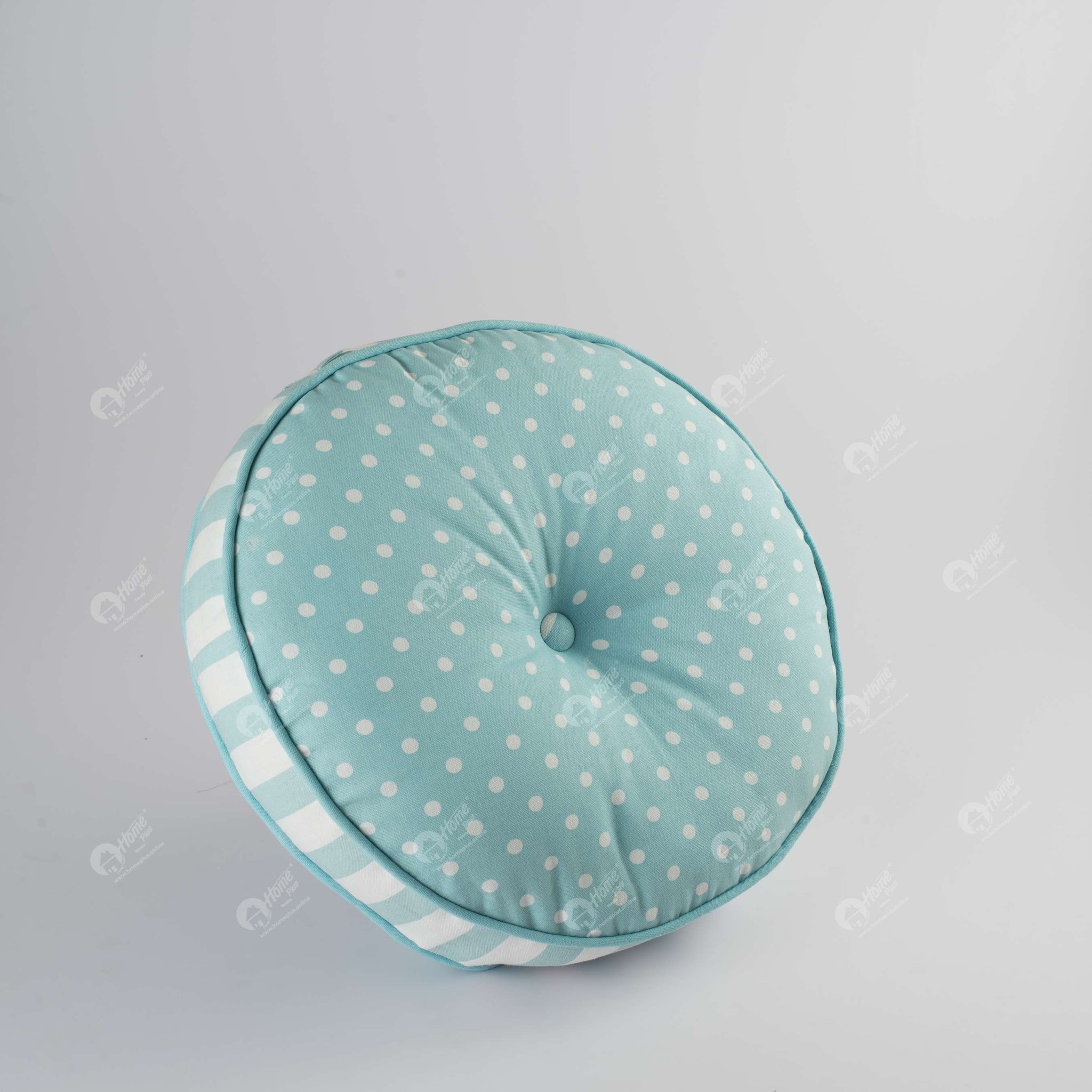 Floor Cushion R - Polka Dot Blue