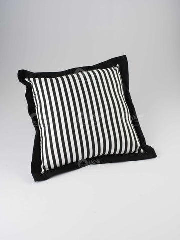 Flange Cushion - Thin Stripe Black