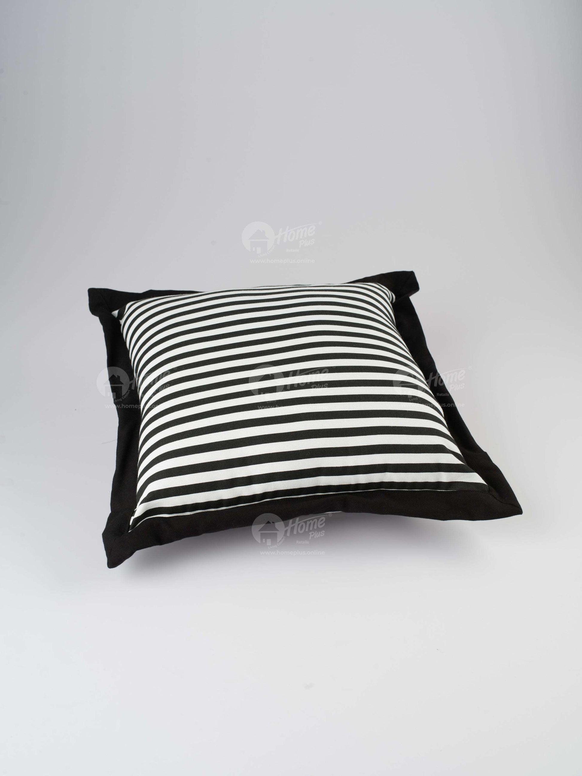 Flange Cushion - Thin Stripe Black