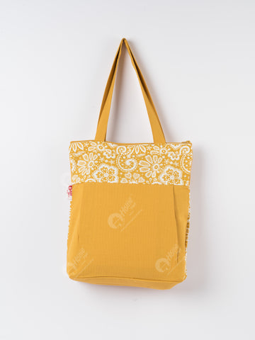 Shopping Bag - Lace Mustard