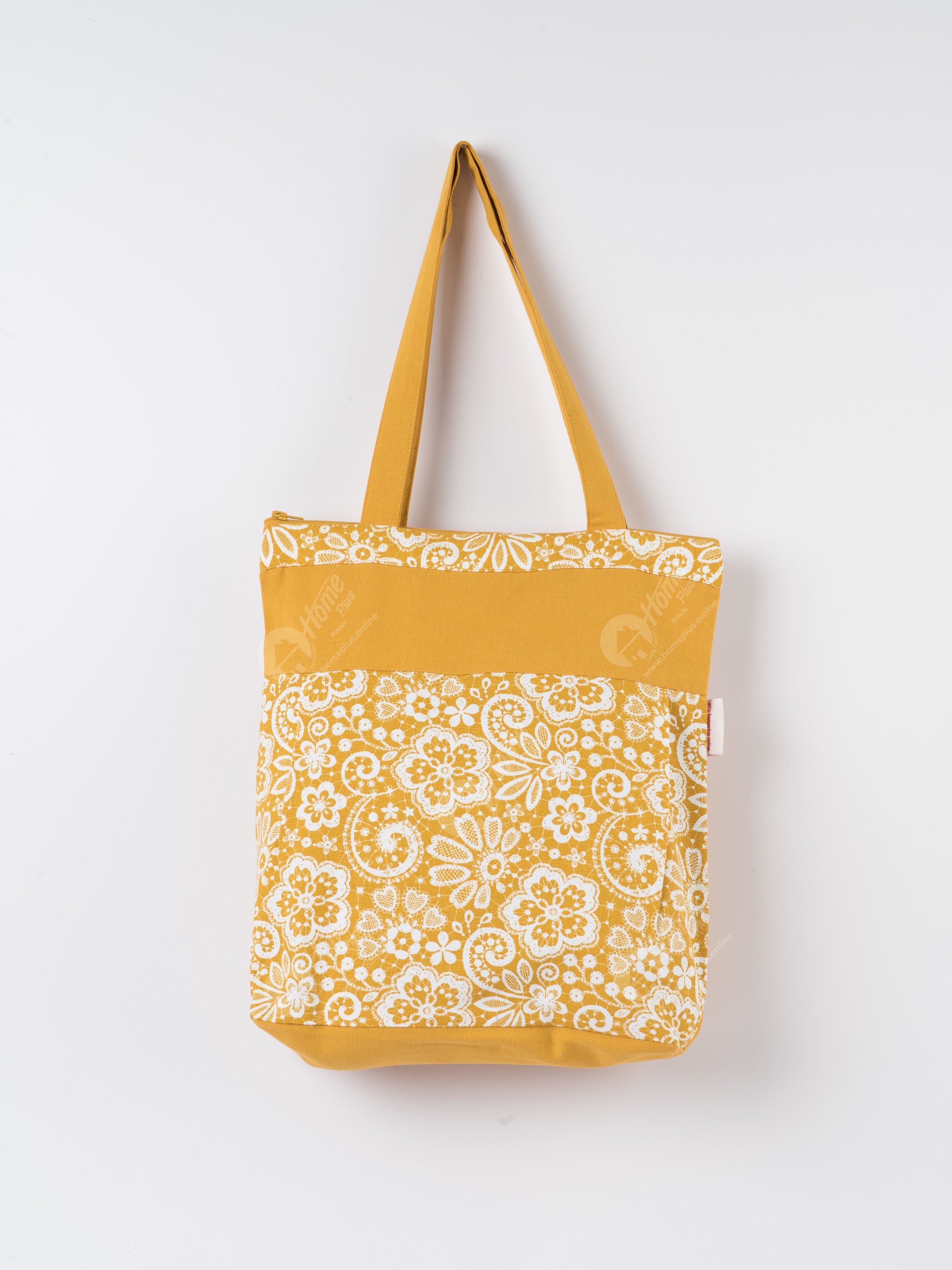 Shopping Bag - Lace Mustard