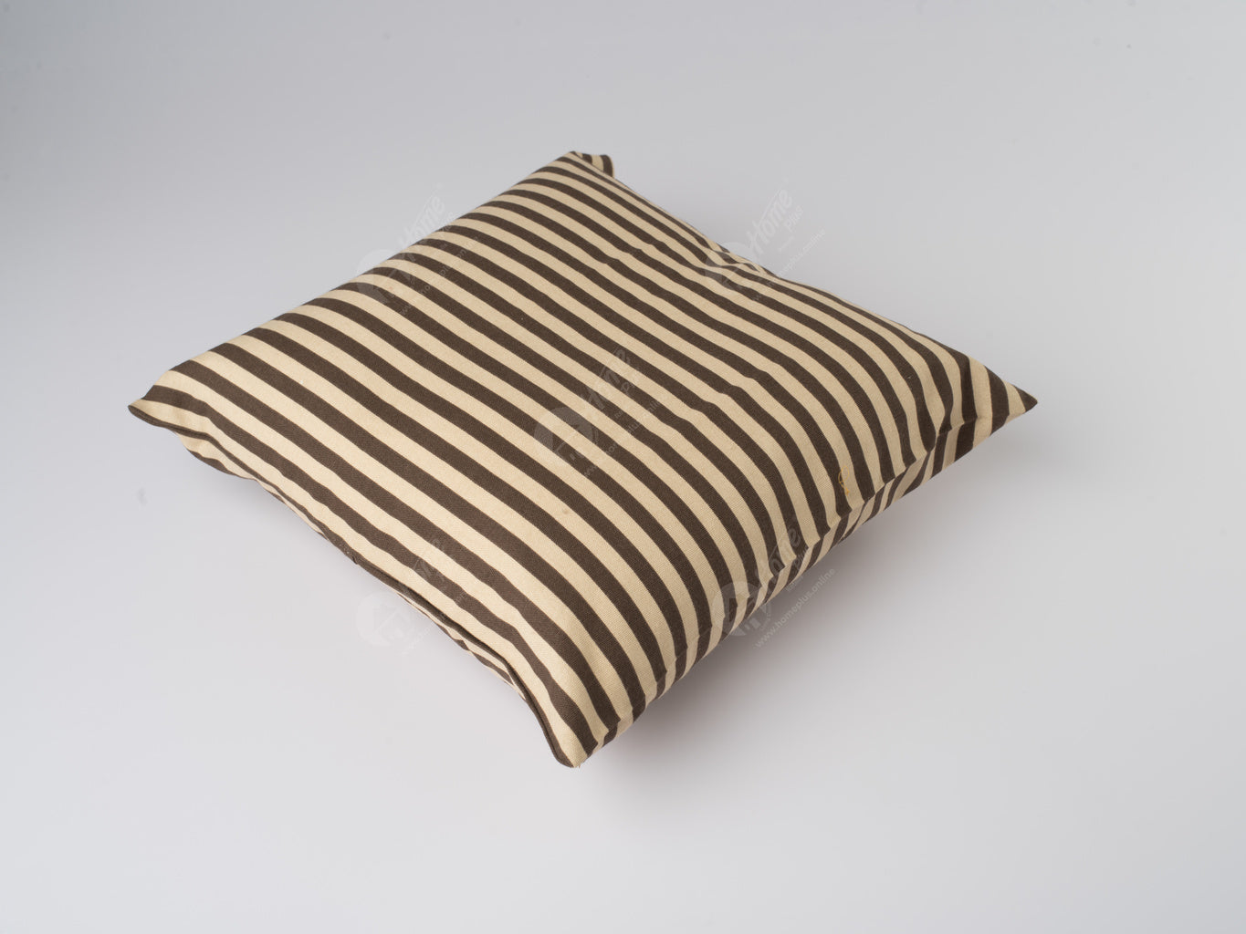 Cushion Cover - Thin Stripe Choco