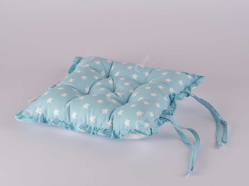 Frill Cushion - Star Blue