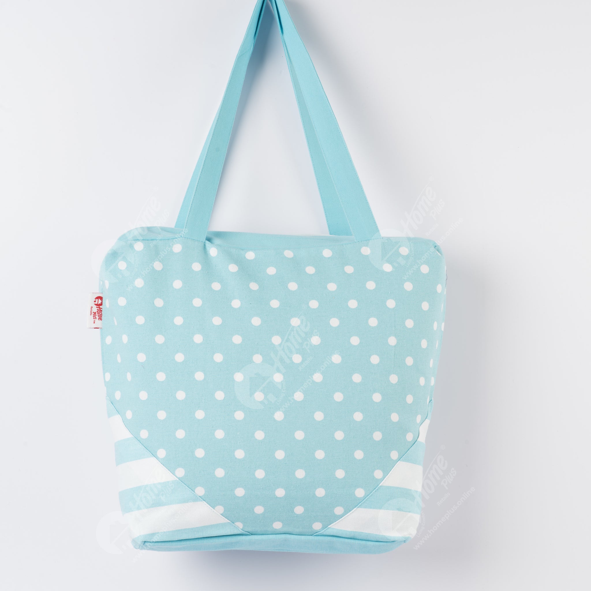 Shopping Bag - Polka Dot Blue