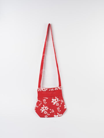 Fancy Bag Long Handle - Wind Flower Red