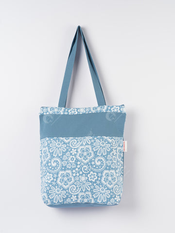 Shopping Bag - Lace AF Blue