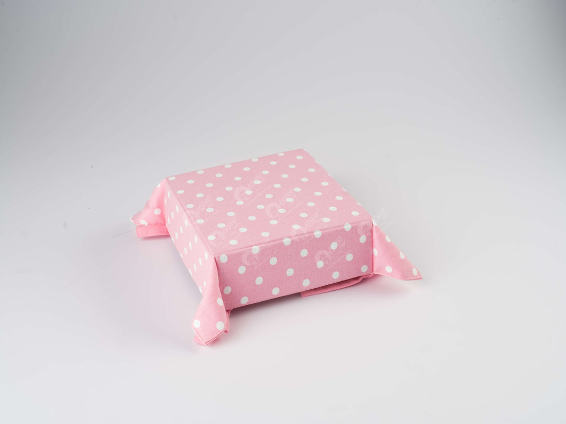 Bread Basket - Polka Dot Pink