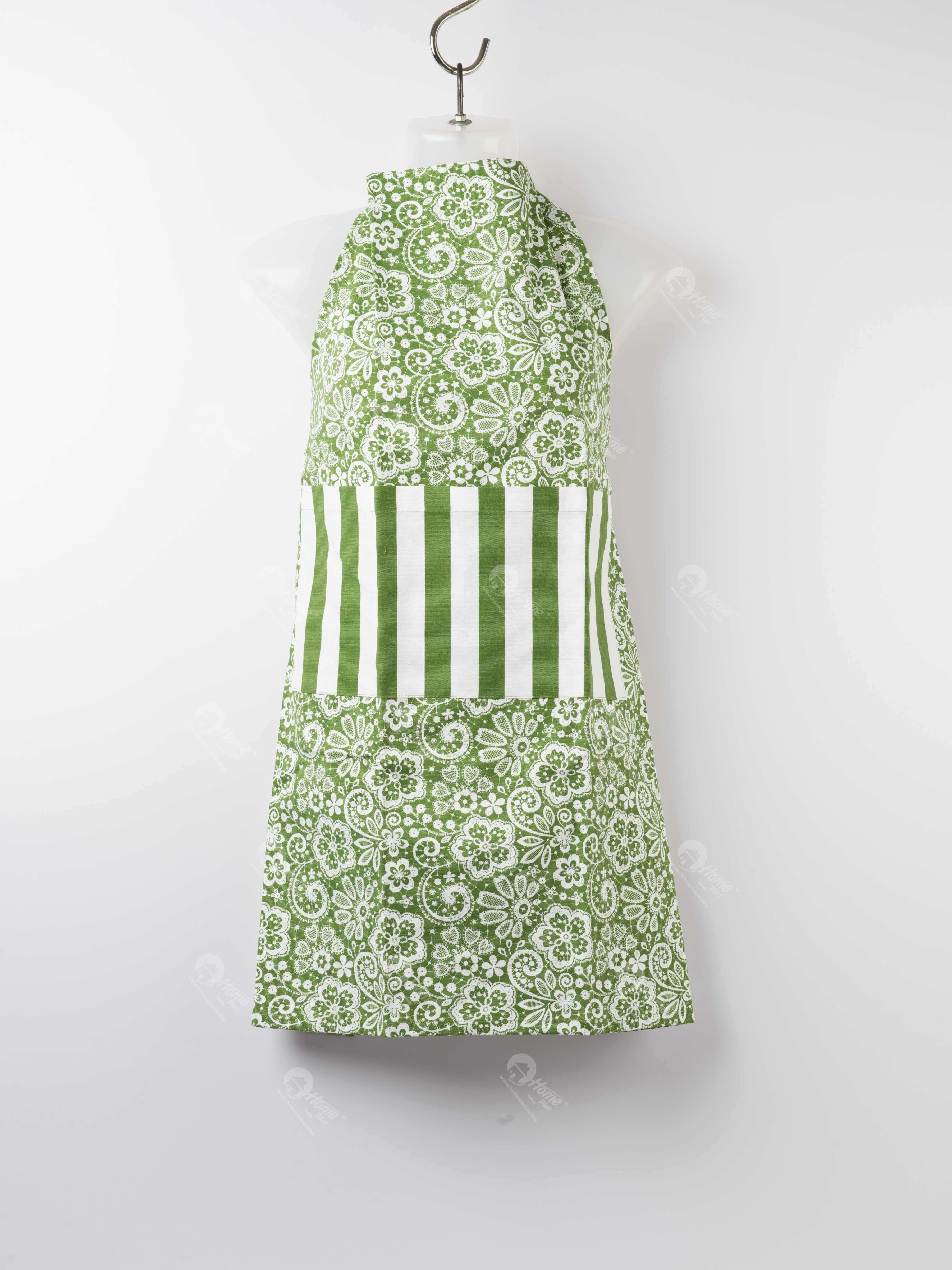 Apron - Lace Dark Olive