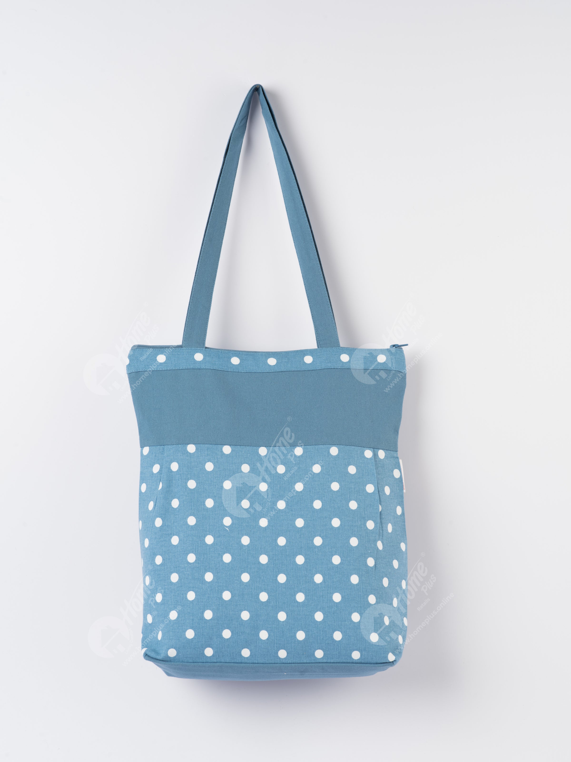 Shopping Bag - Polka AF Blue