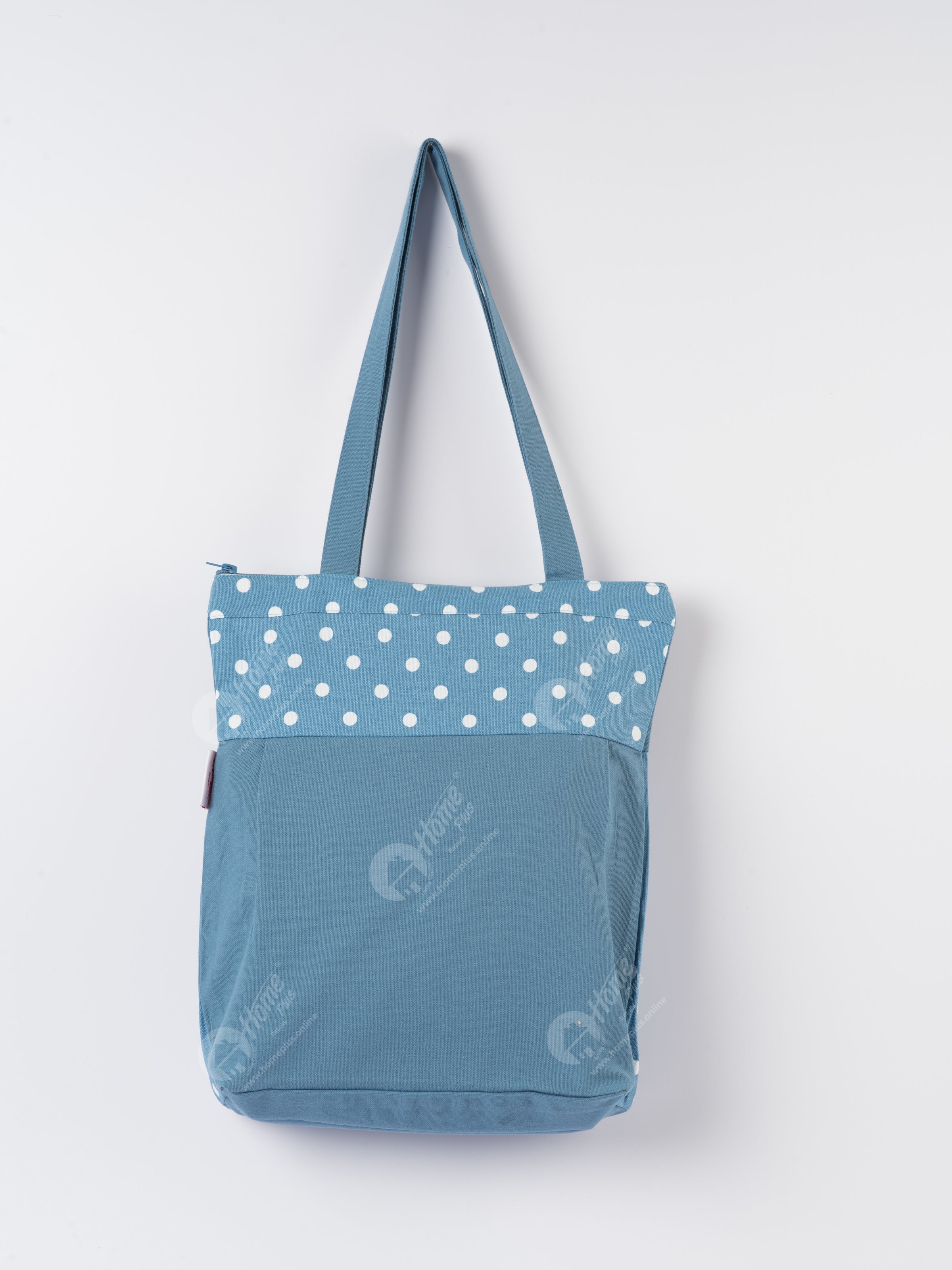 Shopping Bag - Polka AF Blue