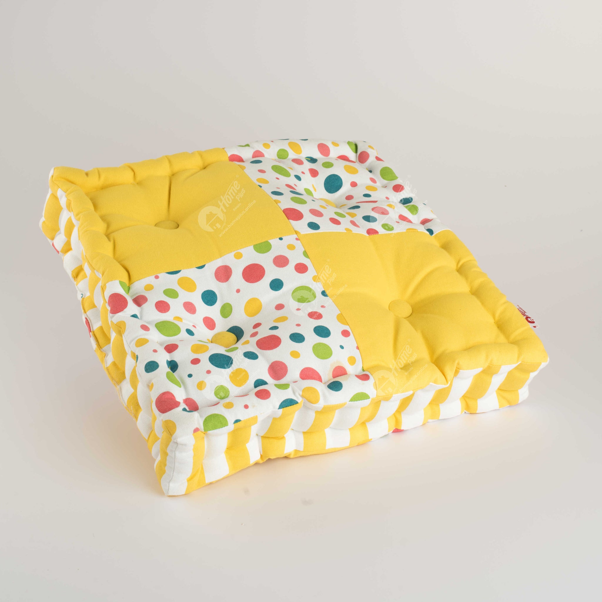 Floor Cushion - Multi Polka