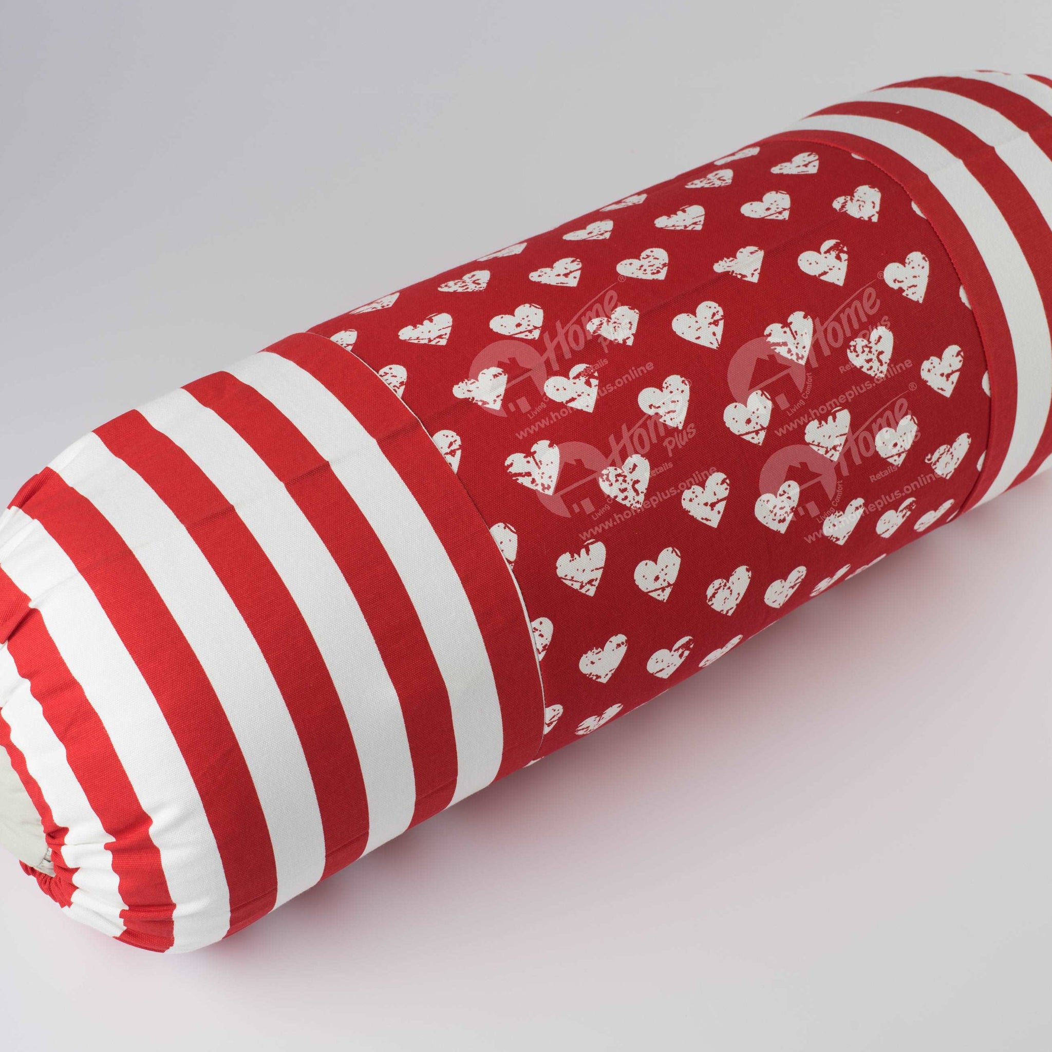 Bolster Cover - Heart Pro Red