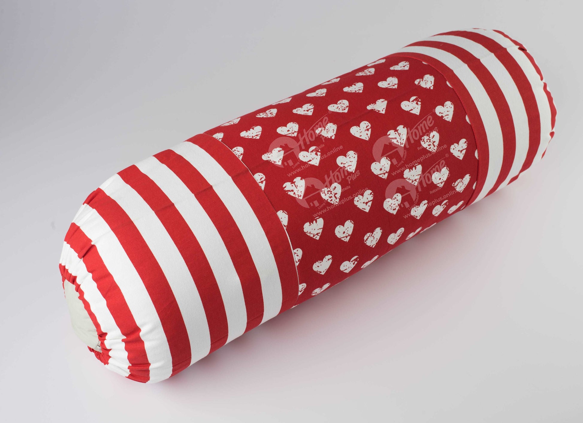 Bolster Cover - Heart Pro Red