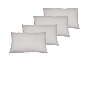 Pillow- Solid Grey  (Pack of 4)
