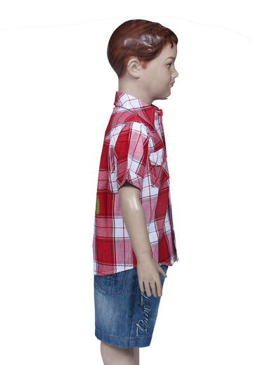 Kids Casual Shirt- Checked