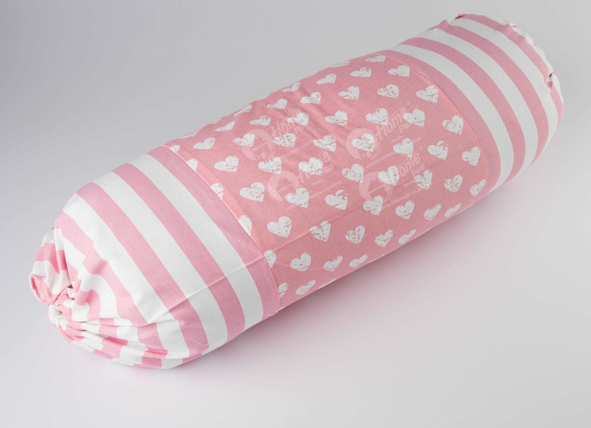 Bolster Cover -Heart Pro Pink