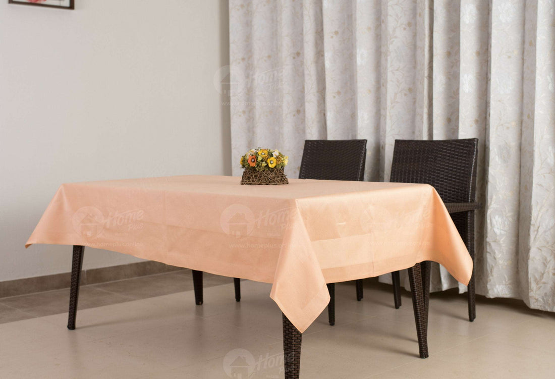 Border Table Cloth - Solid Orange