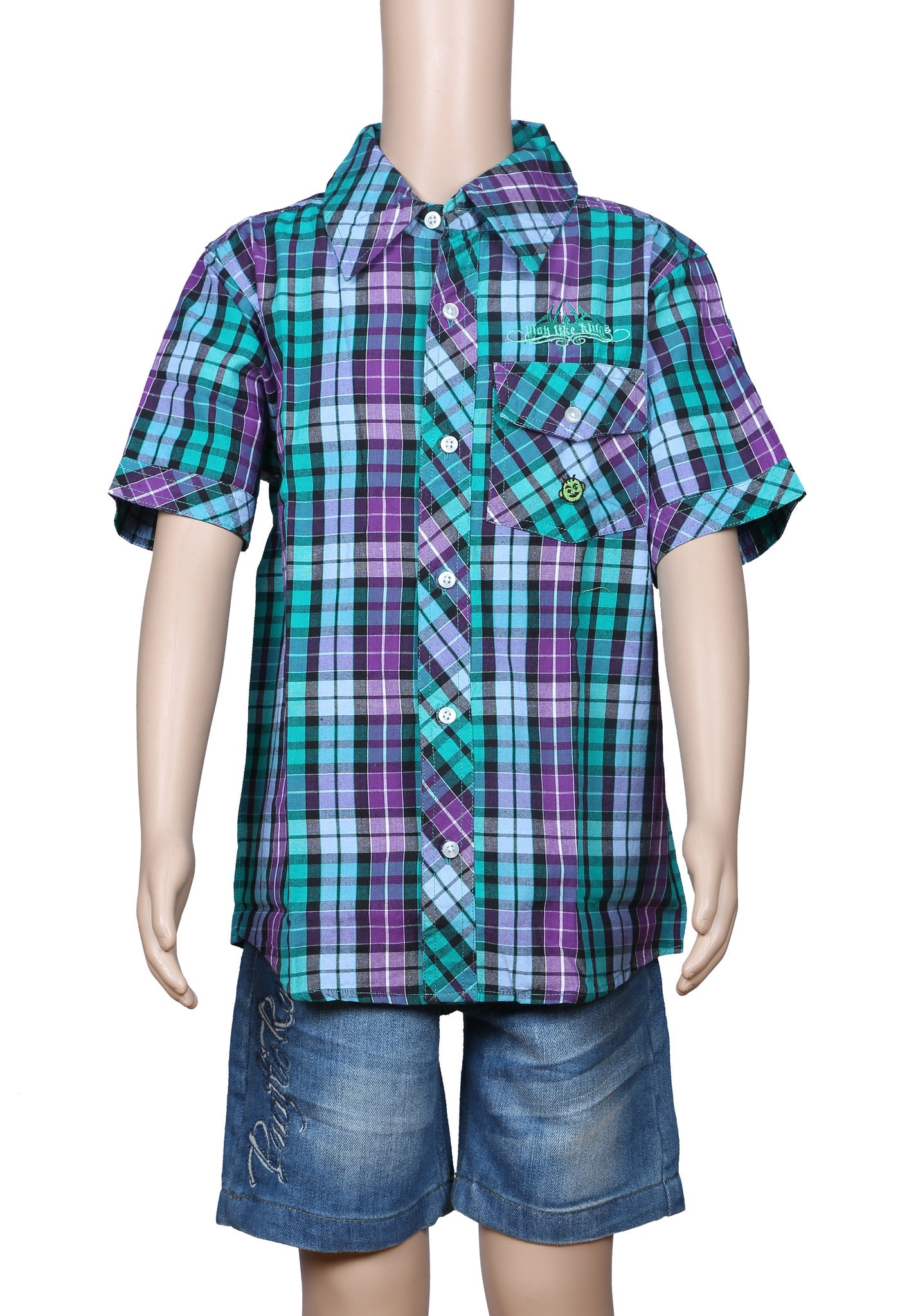 Kids Casual Shirt- Checked