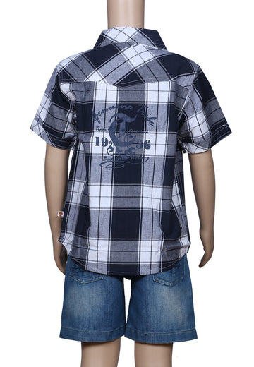 Kids Casual Shirt- Checked