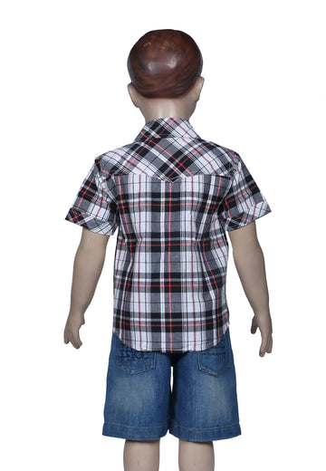 Kids Casual Shirt- Checked