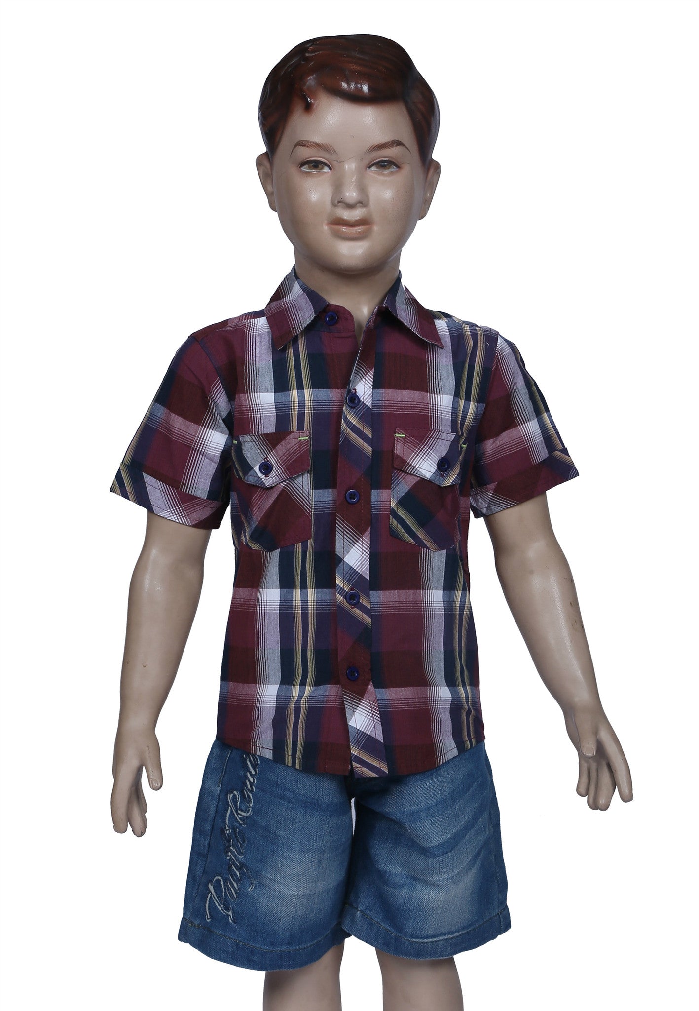 Kids Casual Shirt- Checked