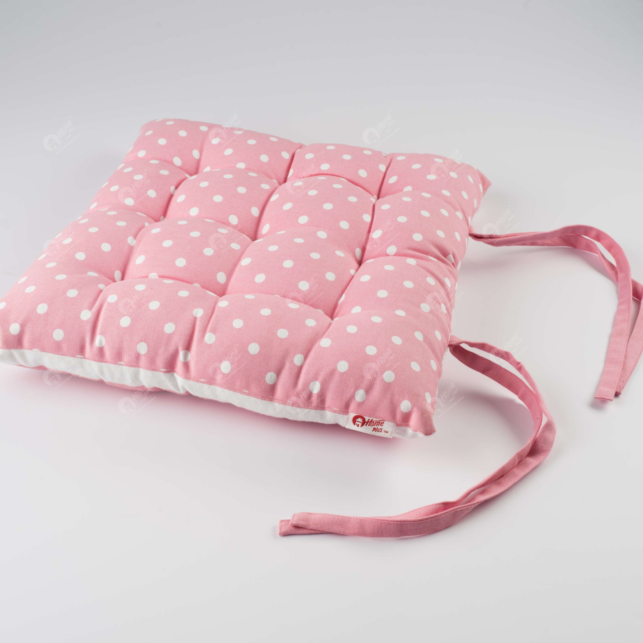 Chair Pad - Polka Dot Pink