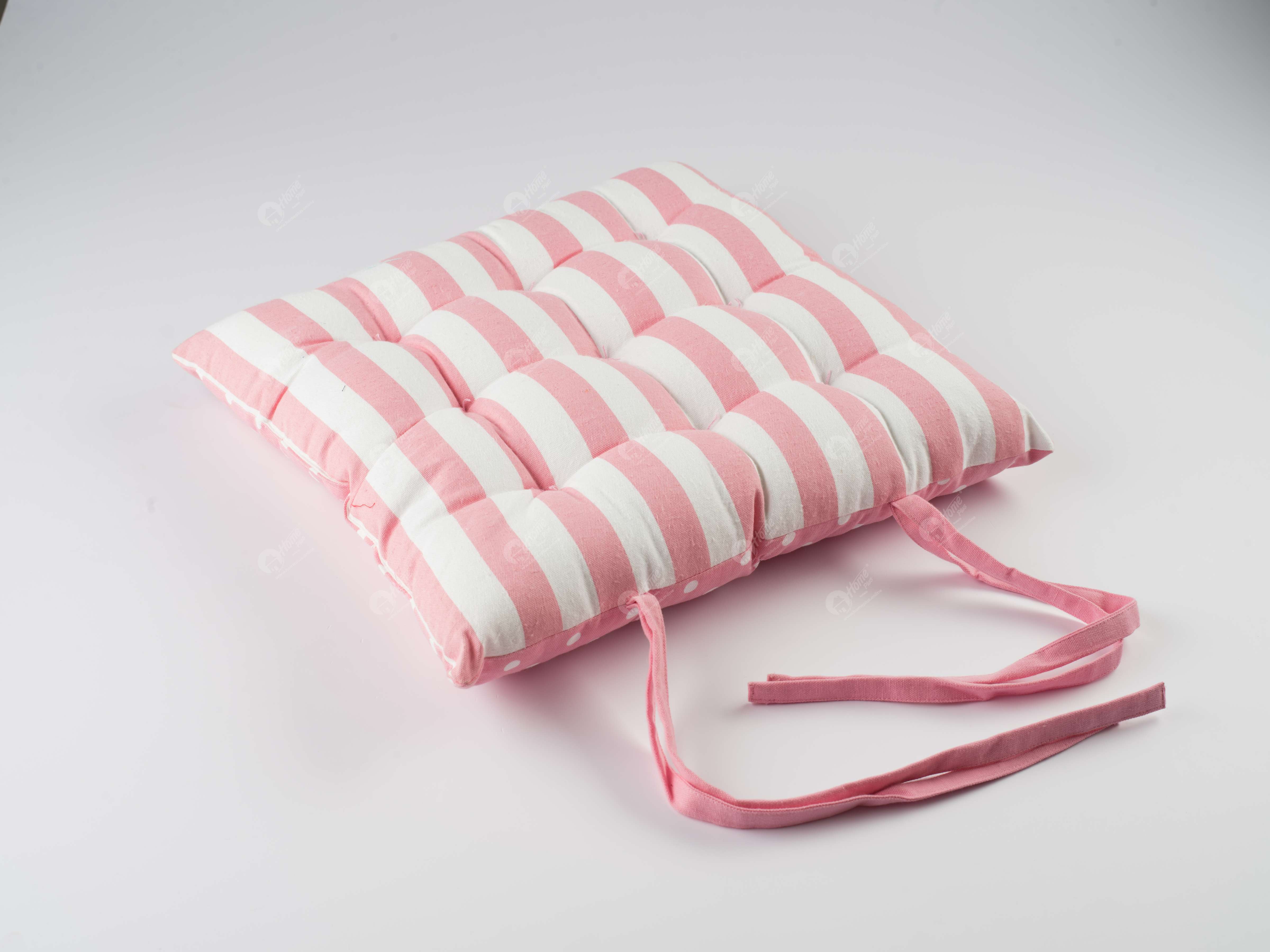 Chair Pad - Polka Dot Pink