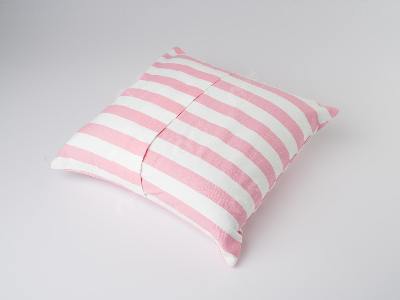 Cushion Cover - Thick Stripe Pink