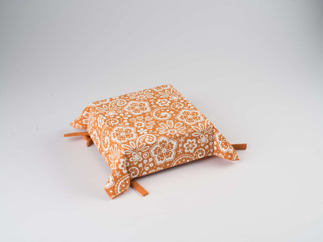 Bread Basket - Lace Burnt Orange