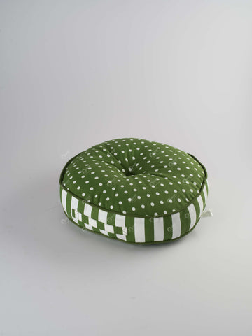 Floor Cushion R - Polka Dot Red