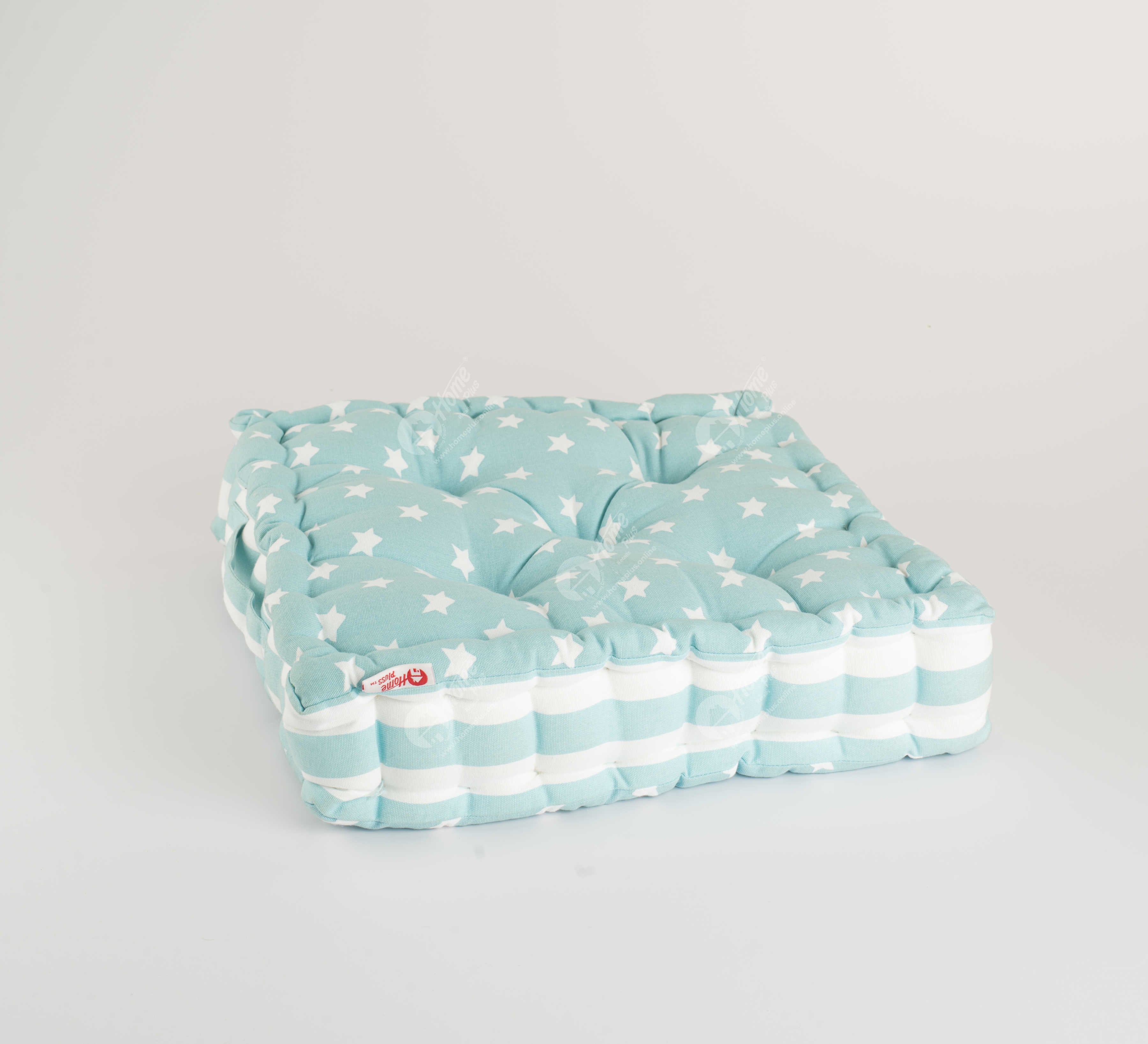 Floor Cushion -Polka Dot Blue J