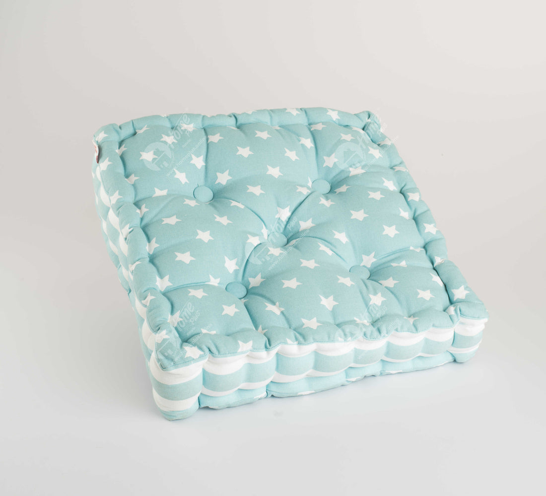 Floor Cushion - Star Blue