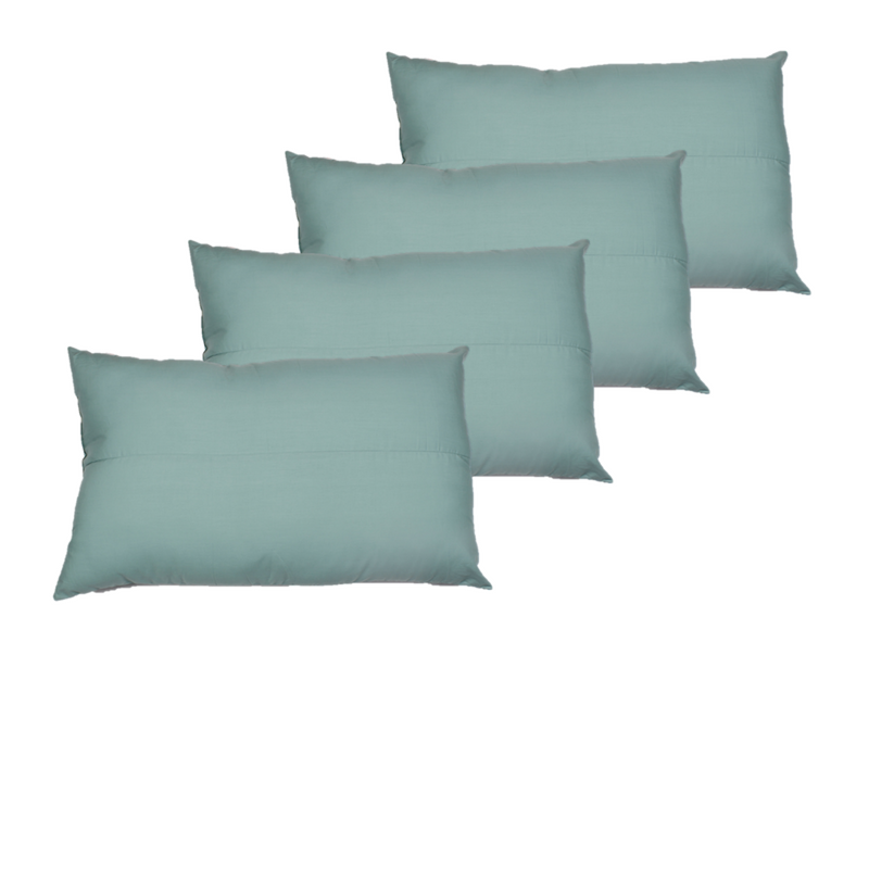 Pillow- Solid Teal  (Pack of 4)