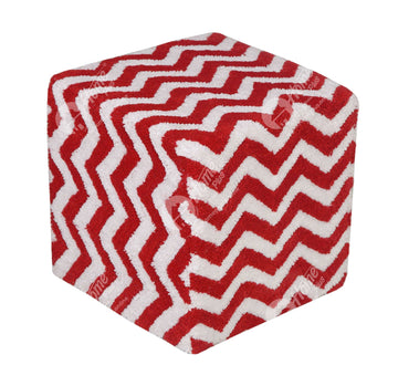 Cube Lite - Tuffted Chevron Red