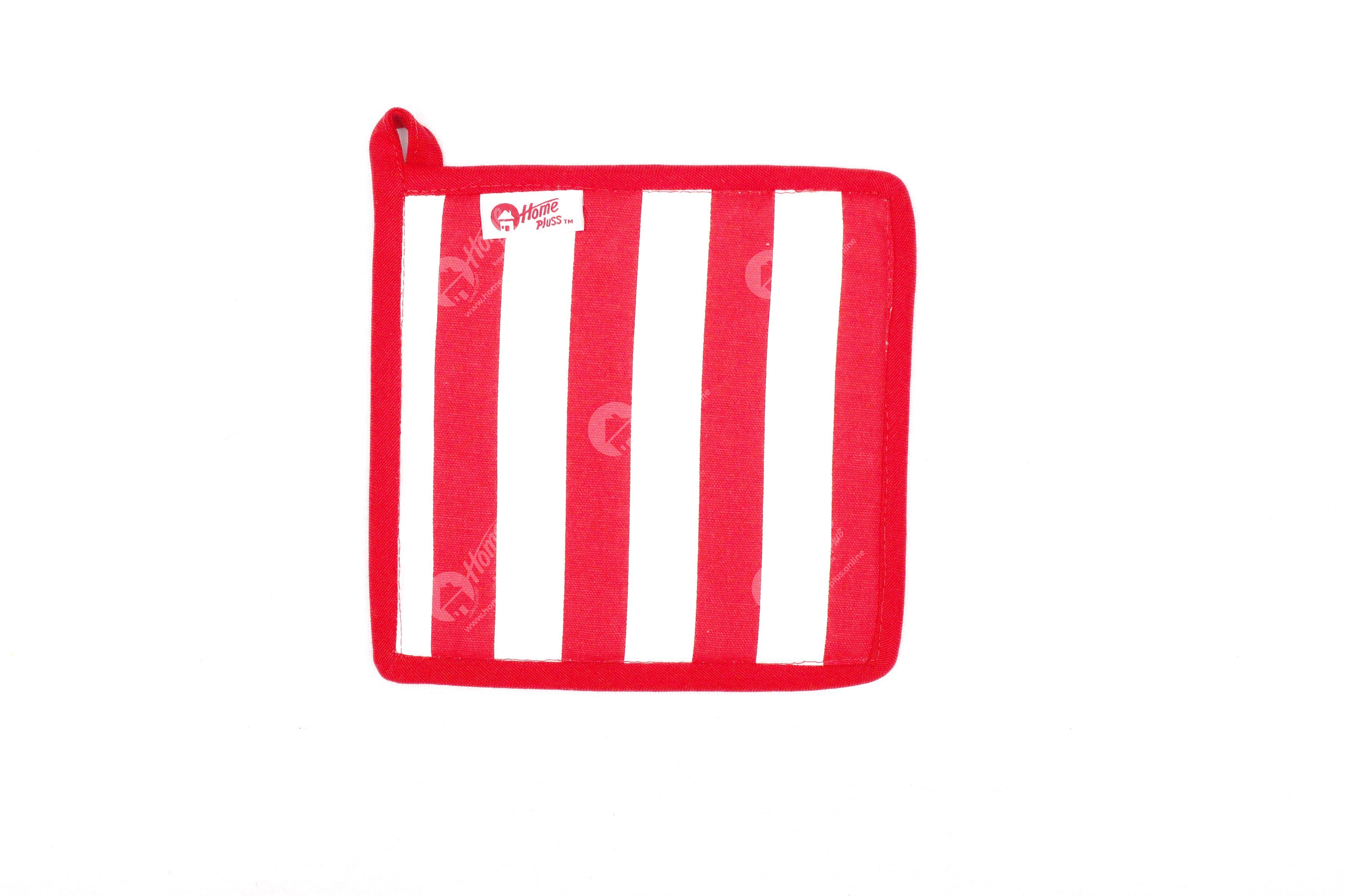 Pot Holder - Wind flower Red