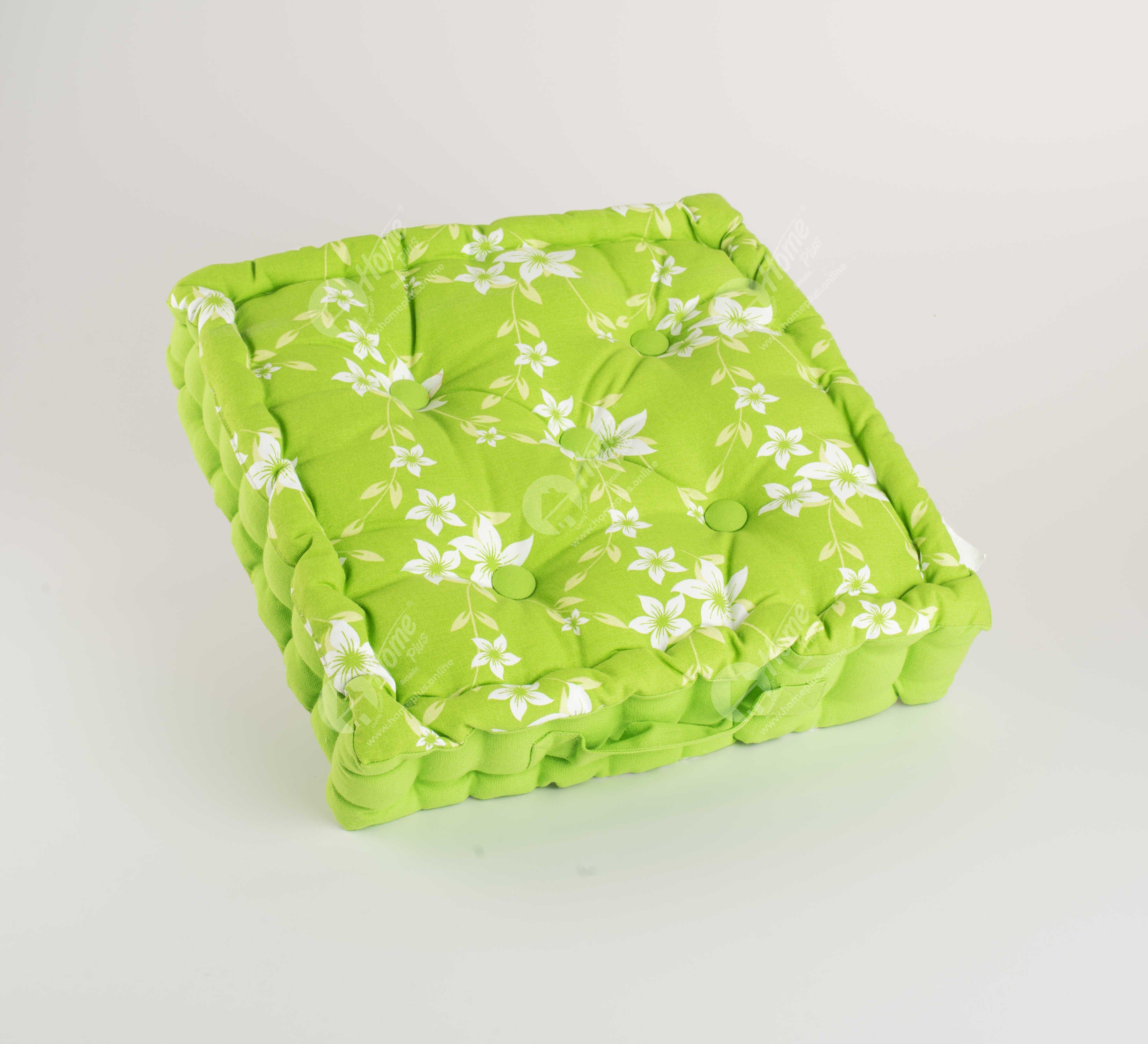 Floor Cushion - Wind Flower Green