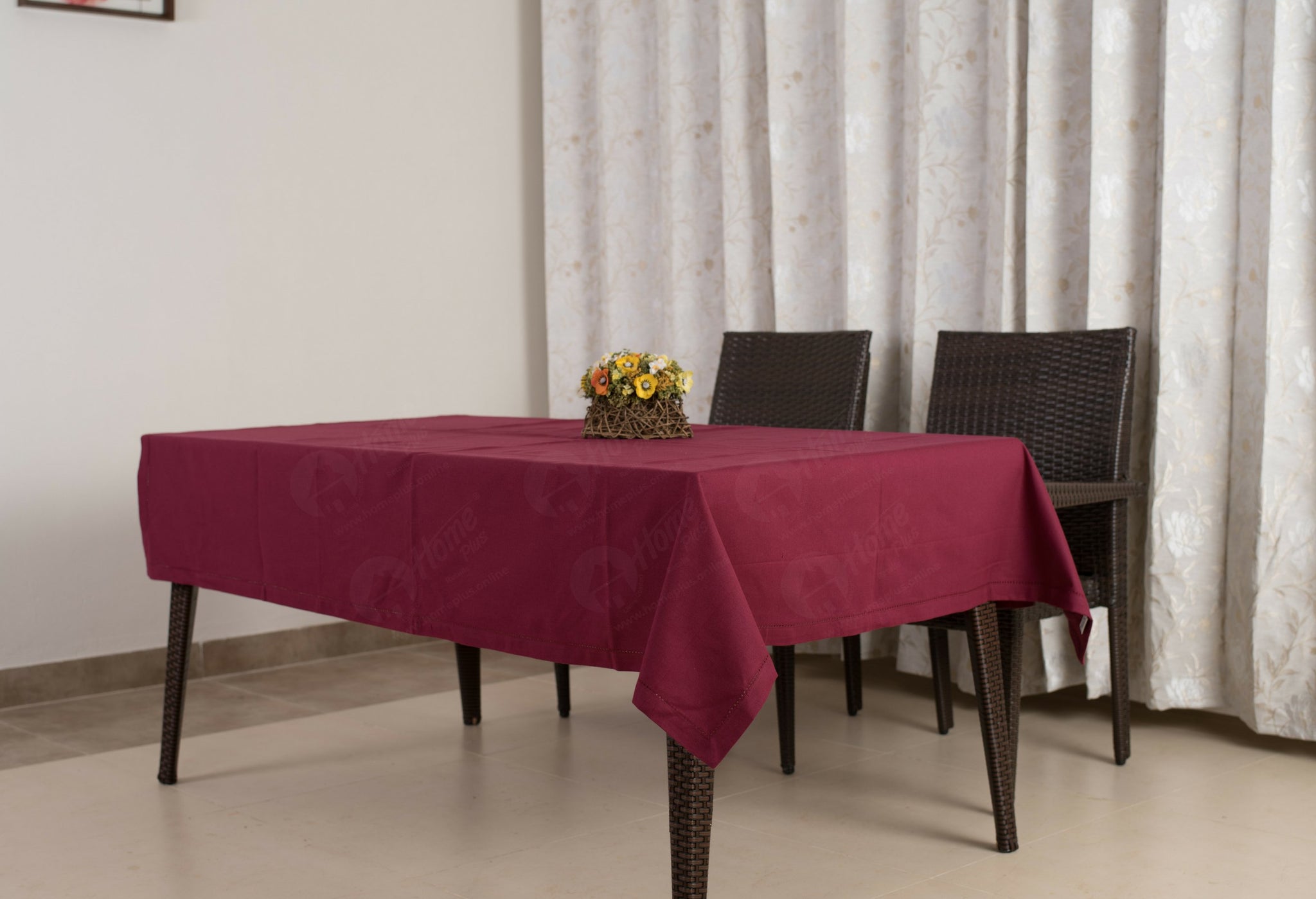 Table Cloth - Solid Plum