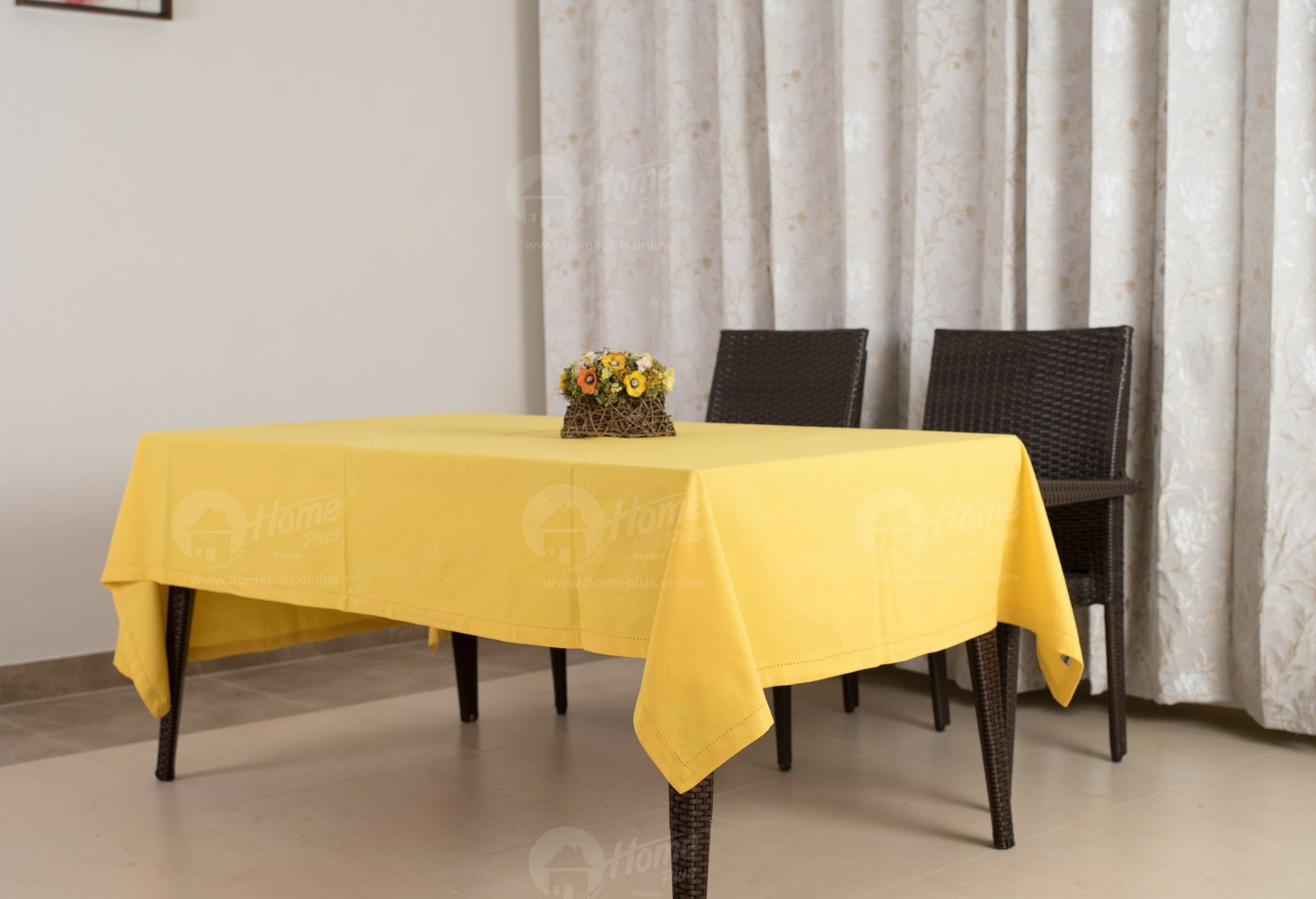 Table Cloth - Solid Yellow