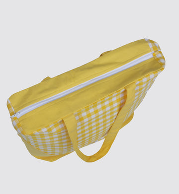 Handbag - Gingham Check Yellow