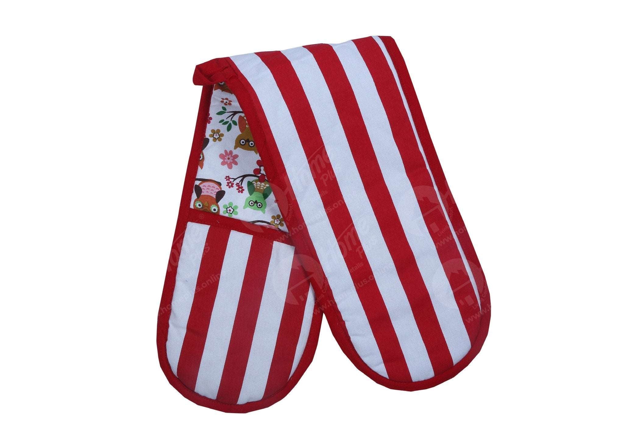 Double Oven Gloves - Owl