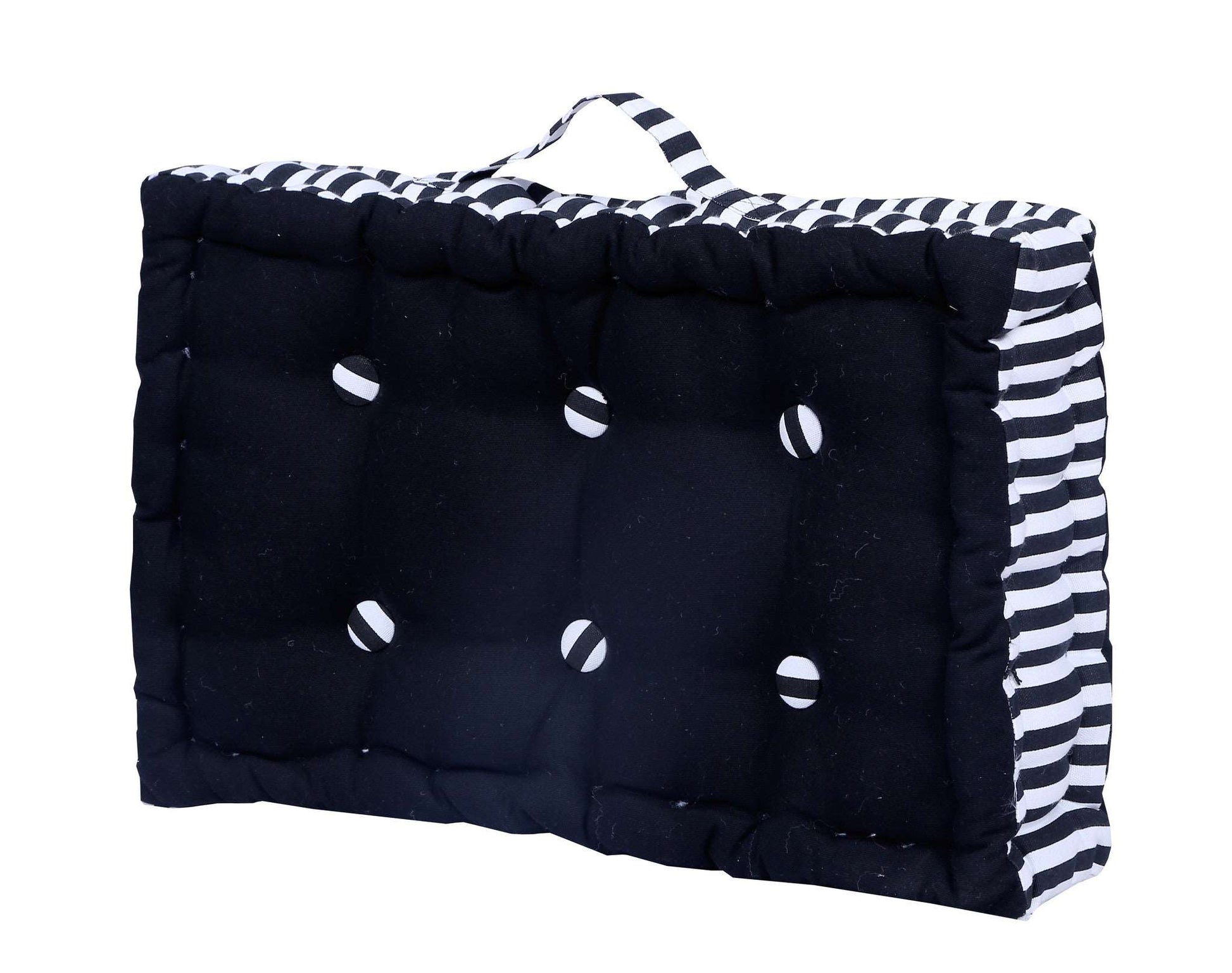 Floor Cushion - Solid Black