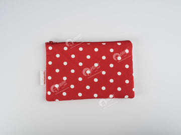 Pouch - Polka Dot Red