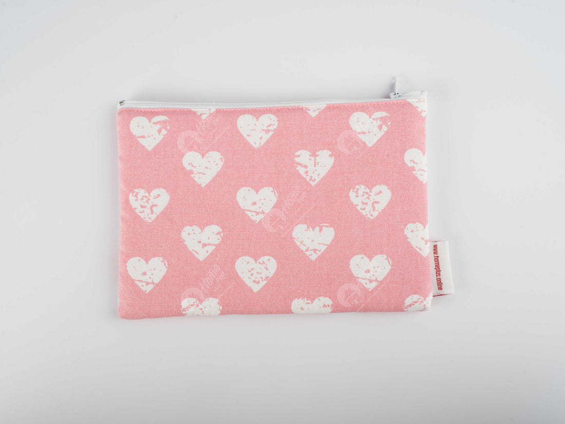 Pouch - Heart Pro Pink