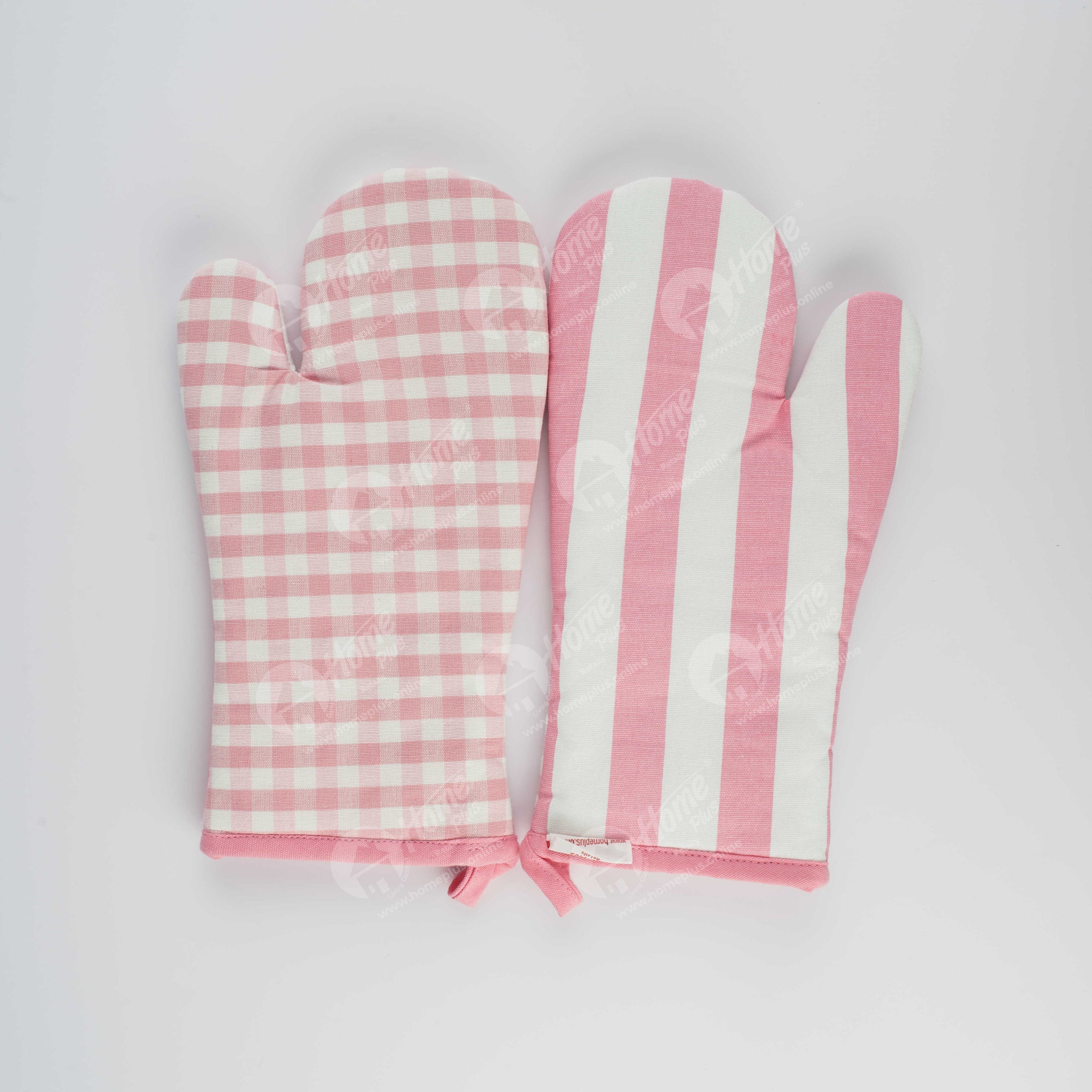 Glove - Gingham Check Pink