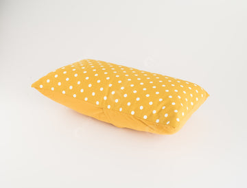 Cushion Cover - Polka Dot Mustard