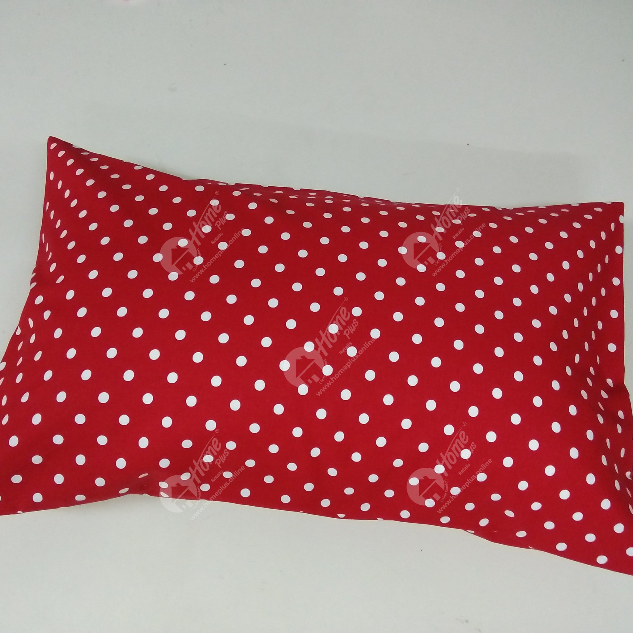 Pillow cover - Polka Dot Red