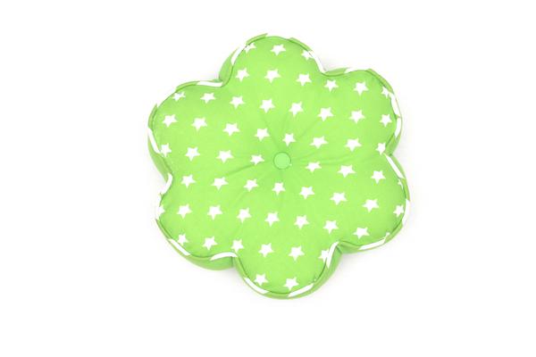 Floor Cushion - Star Hexagon Green