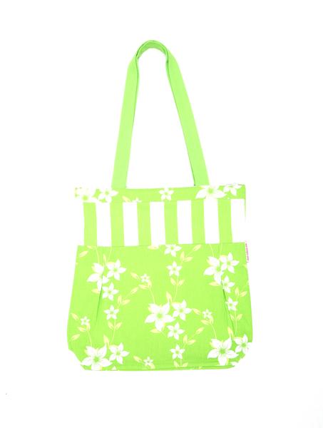 Shopping Bag - Wind Flr Green